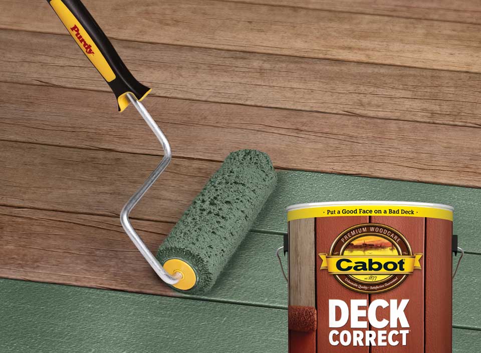 Can of Deck Correct and applying on a deck