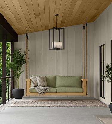 swing on a deck